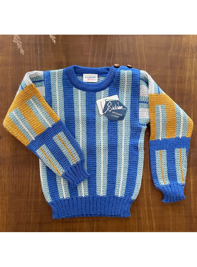 VINTAGE Boy Knit Stripe...