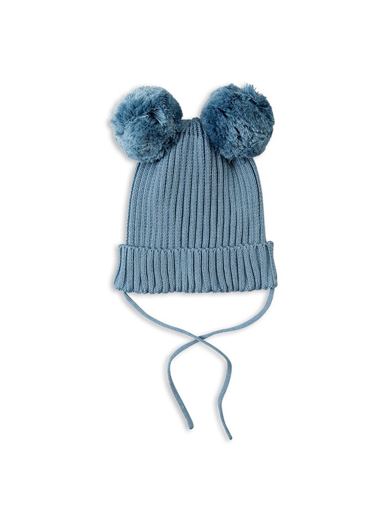 MINI RODINI Ear Hat LT Blue