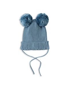 MINI RODINI Ear Hat LT Blue