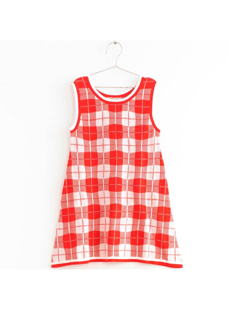 FISH&KIDS Dress Red Checks